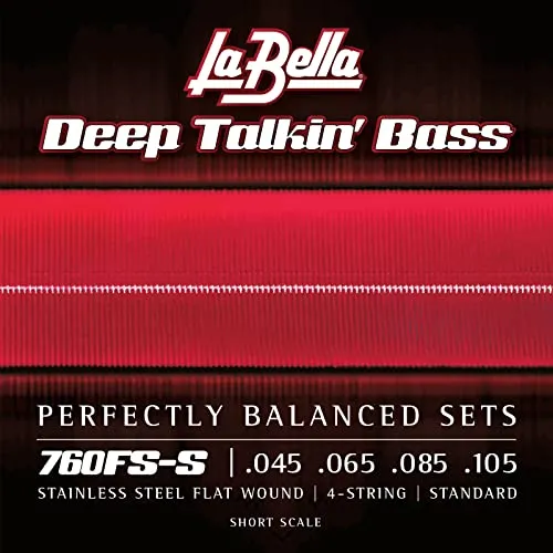 Produktbild La Bella 760FS-S Deep Talkin' Bass Flats – Standard 45-105, kurze Skala