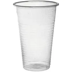 DayBays 100 Stk. Trinkbecher 300ml Ø8cm Plastikbecher 0,3L transparent PP