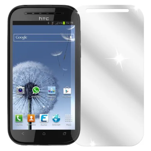 dipos I 2X Schutzfolie klar kompatibel mit HTC Desire SV Folie Displayschutzfolie