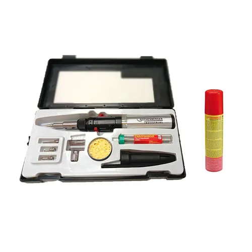 ROTHENBERGER HOT PEN Piezo Gaslötkolben Set - Lötgeräte für vielseitige Anwendungen: Ideal für präzise Feinlötarbeiten und bequemes Arbeiten in jeder Position, auch über Kopf. Inkl. 100 ml Nachfüllgas.