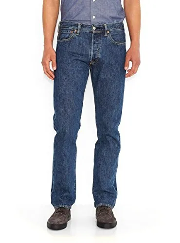 Levi's Herren 501 Original Fit Jeans, Stonewashed Black, 30W / 30L - Jeans - Die Original Blue Jeans mit charakteristischem Straight Fit, ideal für deinen individuellen Look und aus hochwertigem Mischgewebe für optimalen Tragekomfort.