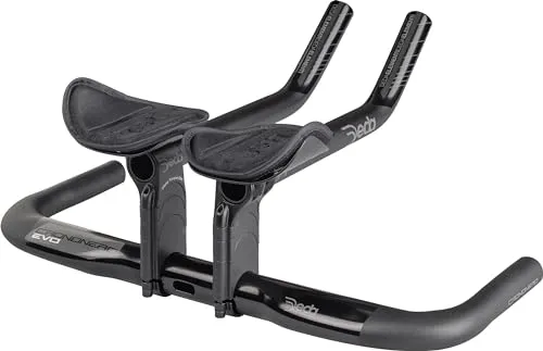 DEDA-ELEMENTI Unisex-Youth CRONONERO EVO Lenker 42CM PO - Fahrradlenker mit aerodynamischer Form und Deda Internal Cable Routing für optimale Kabelintegration. Perfekt für Tri-Bikes, bietet er Stabilität und Selbstvertrauen in jeder Kurve.
