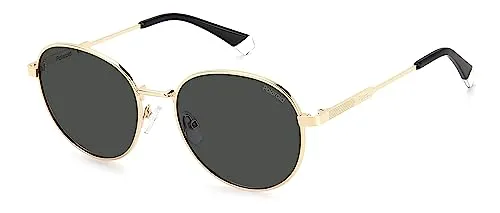 Polaroid Pld 4135/s/x 2F7/M9 GOLD GREY Sunglasses Men's Steel, Standard, 54