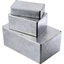 Hammond Electronics 1590TBK Universal-Gehäuse 120 x 80 x 59 Aluminium Druckguss Schwarz 1St.