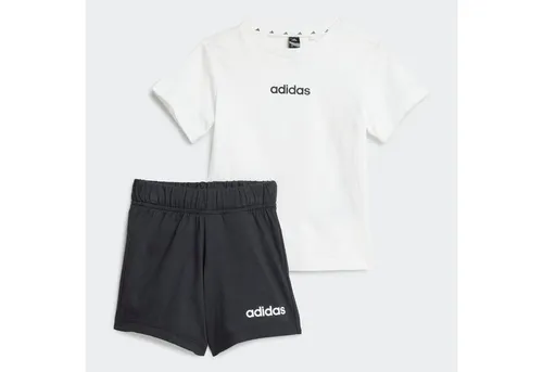 adidas Sportswear Trainingsanzug I LIN T-SET 160 (2-tlg) - Trainingsanzug für Babys und Kleinkinder, aus 100% Baumwolle, mit Recyclingmaterialien für mehr Nachhaltigkeit und optimalen Komfort beim Spielen und Entspannen.