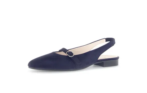 Gabor Damen Slingpumps – Elegante Heels für jeden Anlass - Damen-Pumps mit komfortablem Knöchelriemchen und elegantem Lackleder, ideal für Büro und Ausgehen, mit stabilen 2 cm Trichterabsatz.