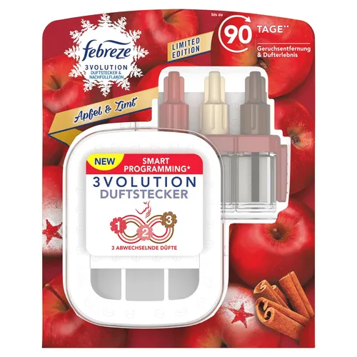 Febreze 3Volution Duftstecker Starterkit Apfel-Zimt