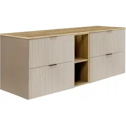 Rodan Waschbeckenunterschrank 140 cm in beige von Rodan