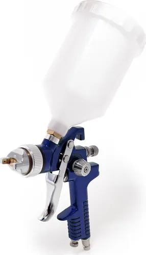 XPOtool HVLP Lackierpistole HVLP-3000, 2,0 mm Düse, 600 ml Becher, verstellbare Strahlbreite, Spritzpistole Sprühpistole Airbrushpistole
