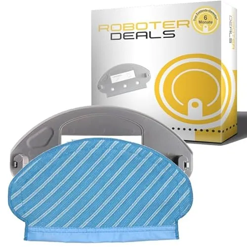 Roboter Deals - Wischplatte, Halterung, Ersatzhalter inkl. 1 Mikrofaserpad für Yeedi 2 Hybrid Staubsaugroboter