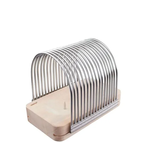 GEFU Fächerkartoffel-Schneider HASSEL – Perfekte Hasselback-Kartoffeln & Gemüse | Sicherer Halt, gleichmäßige & präzise Schnitte | Hochwertiger Edelstahl