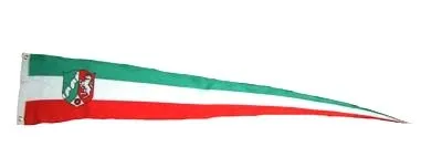 Langwimpel Nordrhein Westfalen Fahne Flagge Wimpel NEU in grün von Fahnenwelt