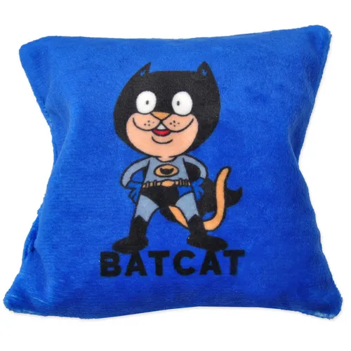 Aumüller Katzenspielkissen BATCAT blau - mit Baldrianfüllung Spielzeug Katzen