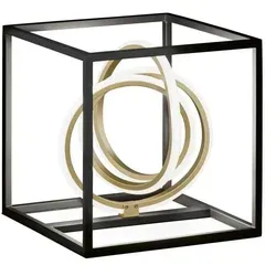 Fischer-Honsel Tischleuchte schwarz in gelb von Fischer & Honsel