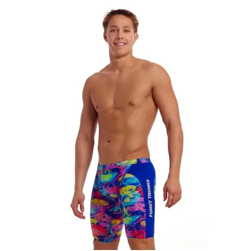 Funky Trunks Sting Stung Jammer Badehose Herren – chlorresistent und schnelltrocknend, Größe: 6 - Optimale Passform für Schwimmer und Triathleten. Die Funky Trunks Jammer bietet durch chlorresistentes Material und schnellen Trocknungsprozess besten Komfort und Bewegungsfreiheit für intensive Trainingseinheiten.