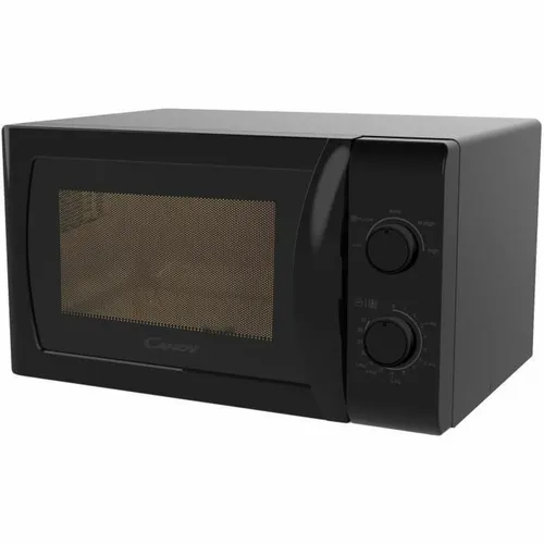 Candy Idea CMW20SMB - Schwarzes Einzel-Mikrowellen-Kochfeld 20 L 700 W - Standmikrowelle mit 20 l Innenkapazität und 700 W Leistung, ideal für schnelles Kochen und Aufwärmen in modernen Küchen.