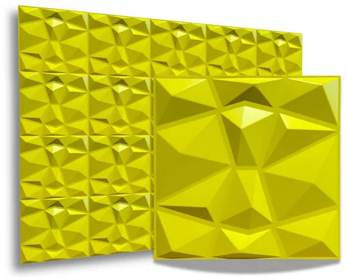 IKHEMalarka 3D Wandpaneel 3D Paneele PVC Kunststoffpaneele, BxL: 50,00x50,00 cm, 0,25 qm, (1 Stück, 3D Wandpaneele Deckenpaneele) hochwertige & harte PVC 3D Platten Wand & Decke