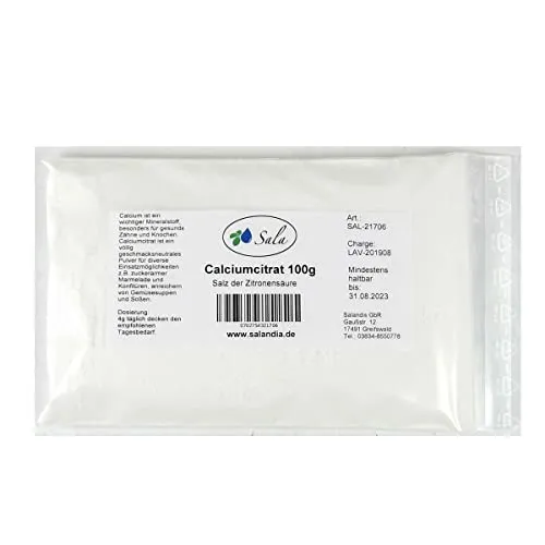 Sala Calciumcitrat konv. (100 g Beutel)