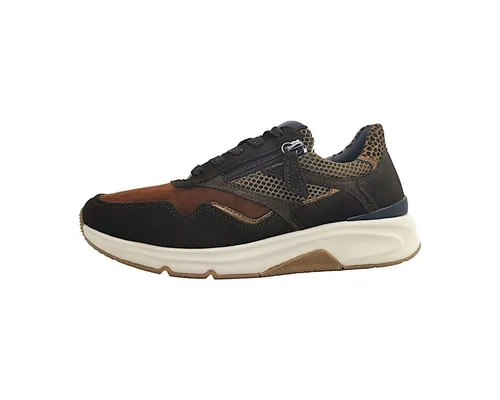 Gabor Comfort Damen Schnürer - Sportlich in Braun, Größe 38 - Sneaker mit Rollingsoft-Technologie für optimale Bewegungsfreiheit und Stabilität. Leichte, mehrlagige Sohle und flacher Absatz für ein unvergleichliches Gehgefühl.