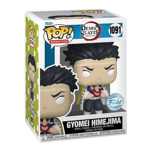 FUNKO POP! GYOMEI HIMEJIMA 1091 - Special Edition - Action-Figur aus der beliebten TV-Serie Demon Slayer. Diese limitierte Ausgabe aus hochwertigem Vinyl ist ein absolutes Must-Have für Sammler und Fans!