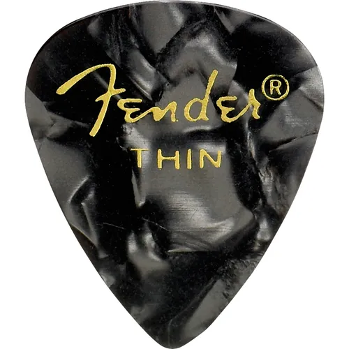 Fender Picks 351 Black Moto Thin
