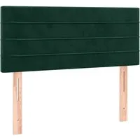 vidaXL Kopfteil Dunkelgrün 100x5x78/88 cm aus Samt von vidaXL