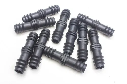 10x Verbindungsstück für Tropfschlauch Perlschlauch Geradeverbinder 16mm Verbund