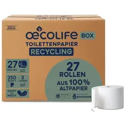 Toilettenpapier Box RECYCLING von oecolife