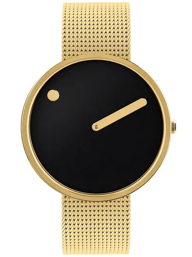 PICTO Quarzuhr Picto 43387-0920G Black Unisex 40mm