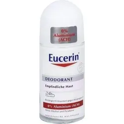 Eucerin Deodorant Roll-on für empfindliche Haut 48h ohne Aluminium
