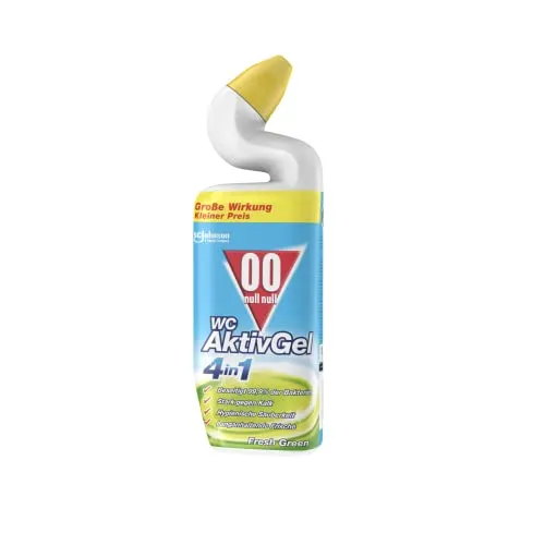 WC AktivGel 4in1 WC-Reiniger Fresh Green, 0,75 l - Haushaltsreinigungsmittel mit 4-fach Wirkung: Beseitigt 99,9% der Bakterien, wirkt stark gegen Kalk und sorgt für langanhaltende Frische im Duft Fresh Green.