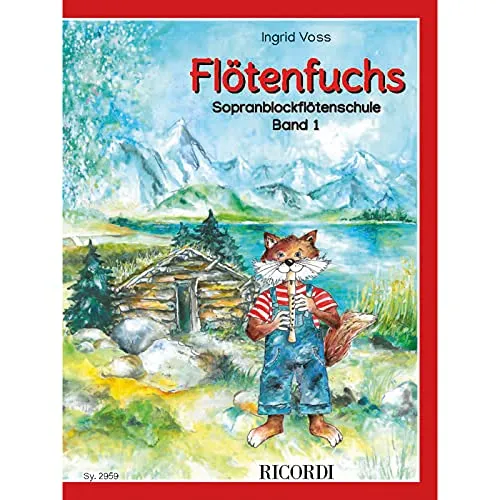 Flötenfuchs - Sopranblockflötenschule Band 1 - Holzbläser Liederbücher: Ideal für Anfänger, fördert das spielerische Lernen der Blockflöte mit praktischen Übungen und Melodien.