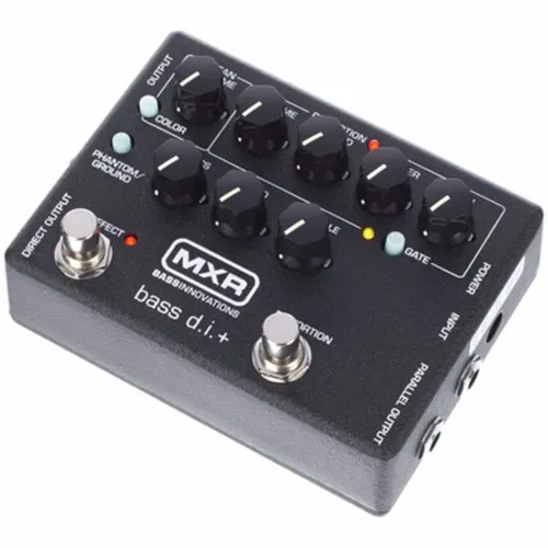 Jim Dunlop MXR Bass Distortion Pedal - Gitarren-Effektgerät mit Distortion-Footswitch und Clean Volume-Knopf für optimale Klangkontrolle, ideal für Bassisten, die ihren Sound veredeln möchten.