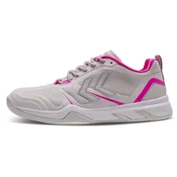 Hummel URUZ 2.0 W - PINK GLO - 7,5 - Hallenschuhe mit recyceltem Mesh und Ortholite®-Innensohle, bieten optimalen Halt und Dämpfung für höchsten Tragekomfort bei jeder Bewegung.