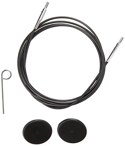 KnitPro 120 cm Interchangeable Cable, Black
