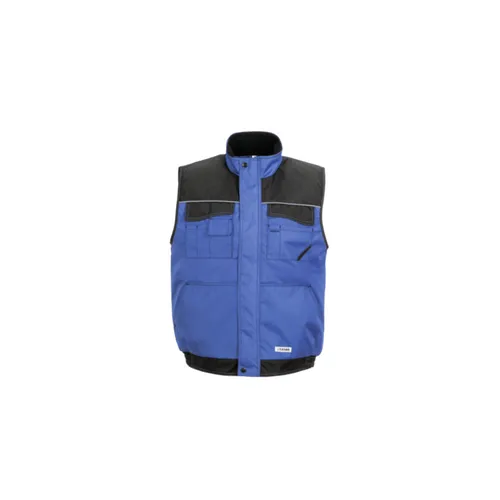 Planam Outdoor Dust Weste royalblau/schwarz Gr. L - Herren Weste aus 100% Polyester, PU-beschichtet, ideal für Outdoor-Aktivitäten und schützt vor Wind und Wetter.