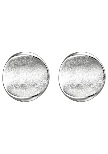 JOBO Paar Ohrstecker, 925 Silber eismatt