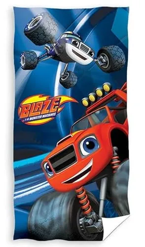 Carbotex Blaze and The Monster Machines Strandtuch Badetuch Duschtuch 70x140cm BMM235005-R