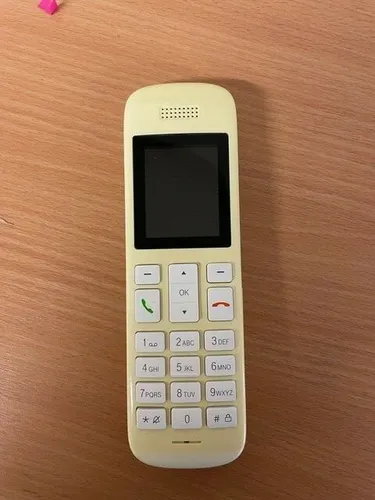 Telekom Speedphone 10 Mobilteil vergilbter Zustand Handgerät