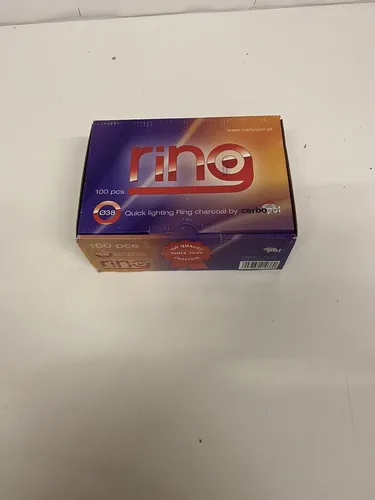 Carbopol Shisha Ring Kohle 38 mm - Box (100 Stück) - selbstzündend Neu