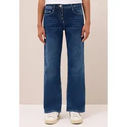 CECIL Loose-fit-Jeans aus Baumwolle mit Stretchanteil blau 36