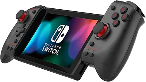 Hori Split Pad Pro Attachment Set - Schwarz, Full-Size Controller-Erlebnis für Nintendo Switch im Handheld-Modus, komfortabel und präzise für lange Gaming-Sessions