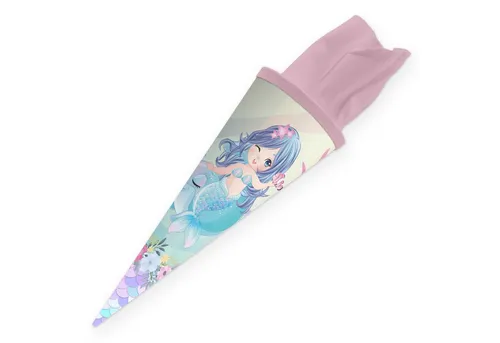 itenga Schultüte itenga Geschwister Schultüte 35cm magische Meerjungfrau