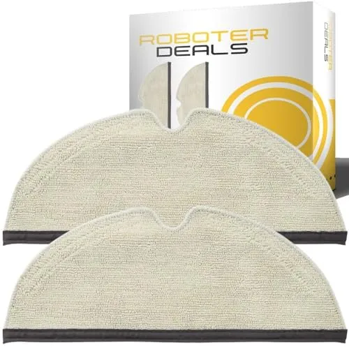 Mikrofaserpad, Ersatztücher (2 Stück) für Roborock Q8 MAX, MAX Plus Staubsaugroboter