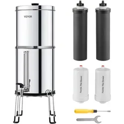 VEVOR Schwerkraft Wasserfiltersystem 7+7,5L