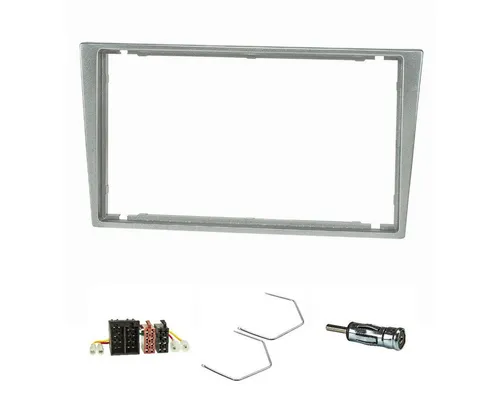 tomzz Audio Doppel DIN Radioblende Set passt für Opel Corsa C Combo Omega B Vectra Autoradio