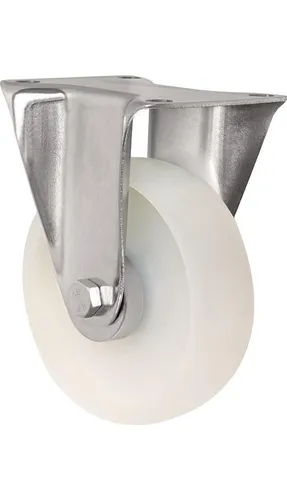 TECWERK Bockrolle Rad-Ø 125 mm Tragfähigkeit 250 kg Polyamid Platte L105xB80 mm