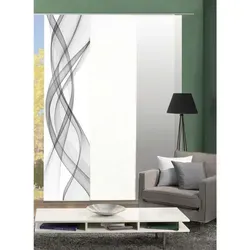 Xxxl Flächenvorhang Grau 60x245 cm - Blickdichter 3-teiliger Flächenvorhang in edler Seidenoptik, ideal für stilvolle Wohnräume. Pflegeleicht bis 30°C und feuchtigkeitsbeständig.