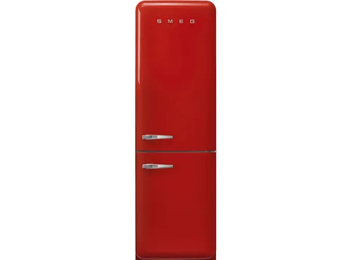 Smeg FAB32RRD5 Kühl- / Gefrierkombination in Rot - Kühlschrank mit Retro-Design und energieeffizienter Kühlung, perfekt für stilbewusste Küchen.