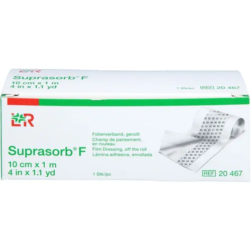 SUPRASORB F Folien Wundverb.10 cmx1 m unste.Rolle 1 St.